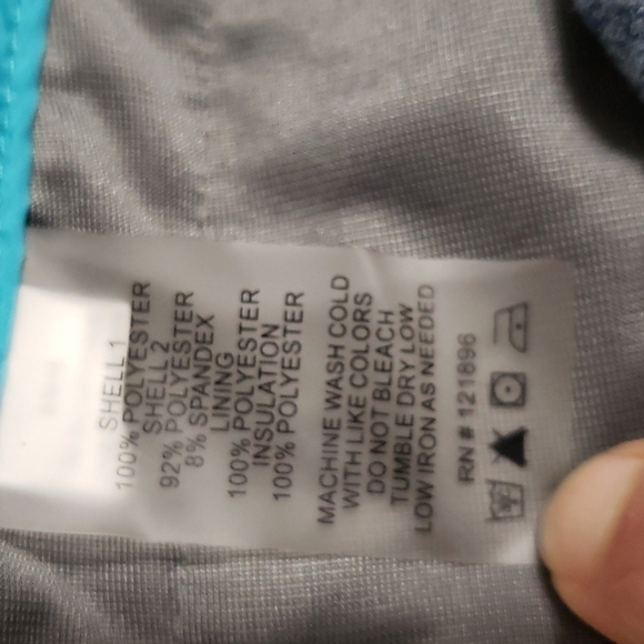 TITLE NINE Quilted Full-Zip Jacket, Color Turquoise, Size S - Picture 11 of 17